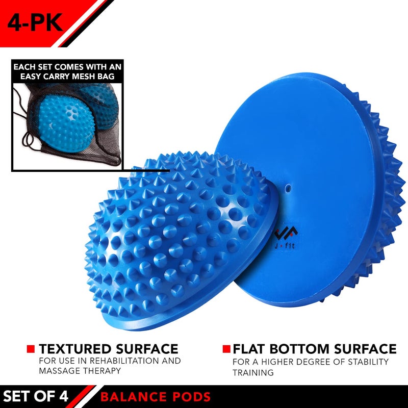 JFIT Balance Pod and Foot Fitness Set - Set of 4 Pods - Image 4